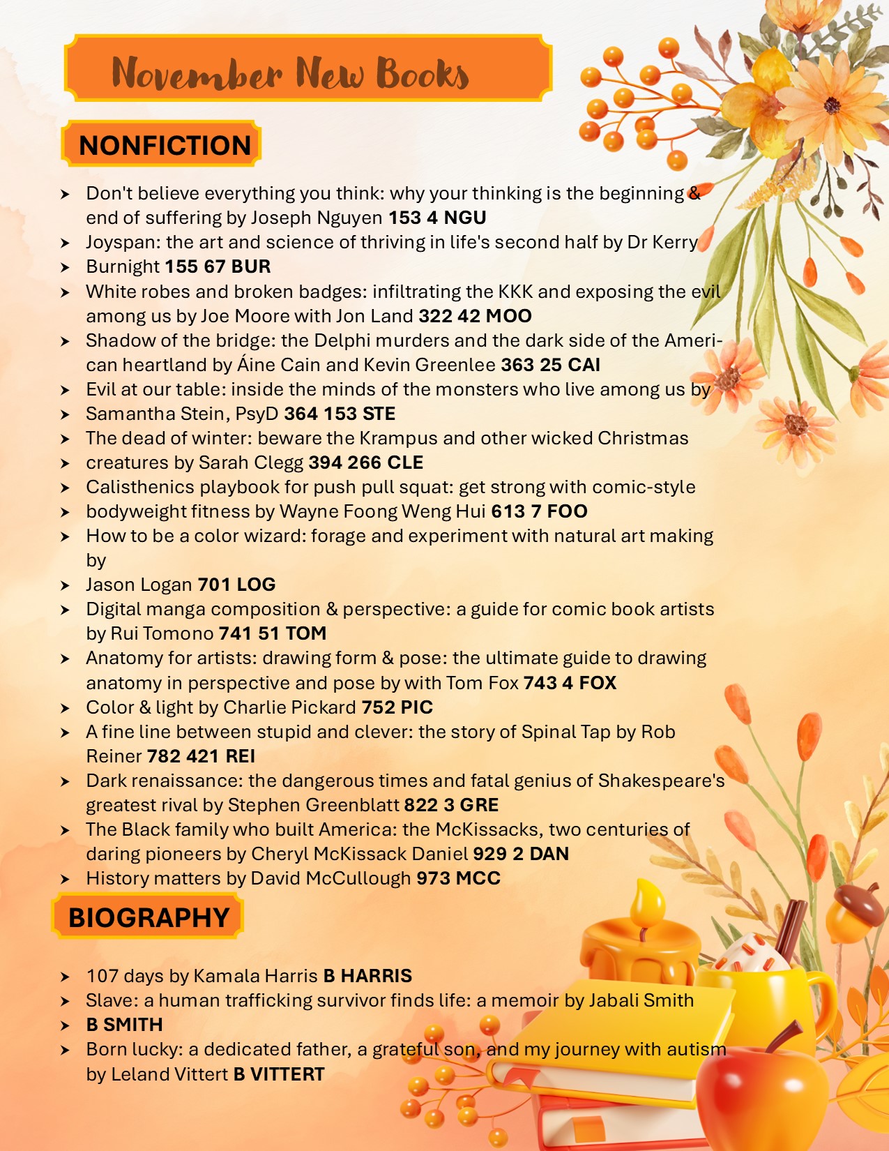 November 2025 New Books - 1