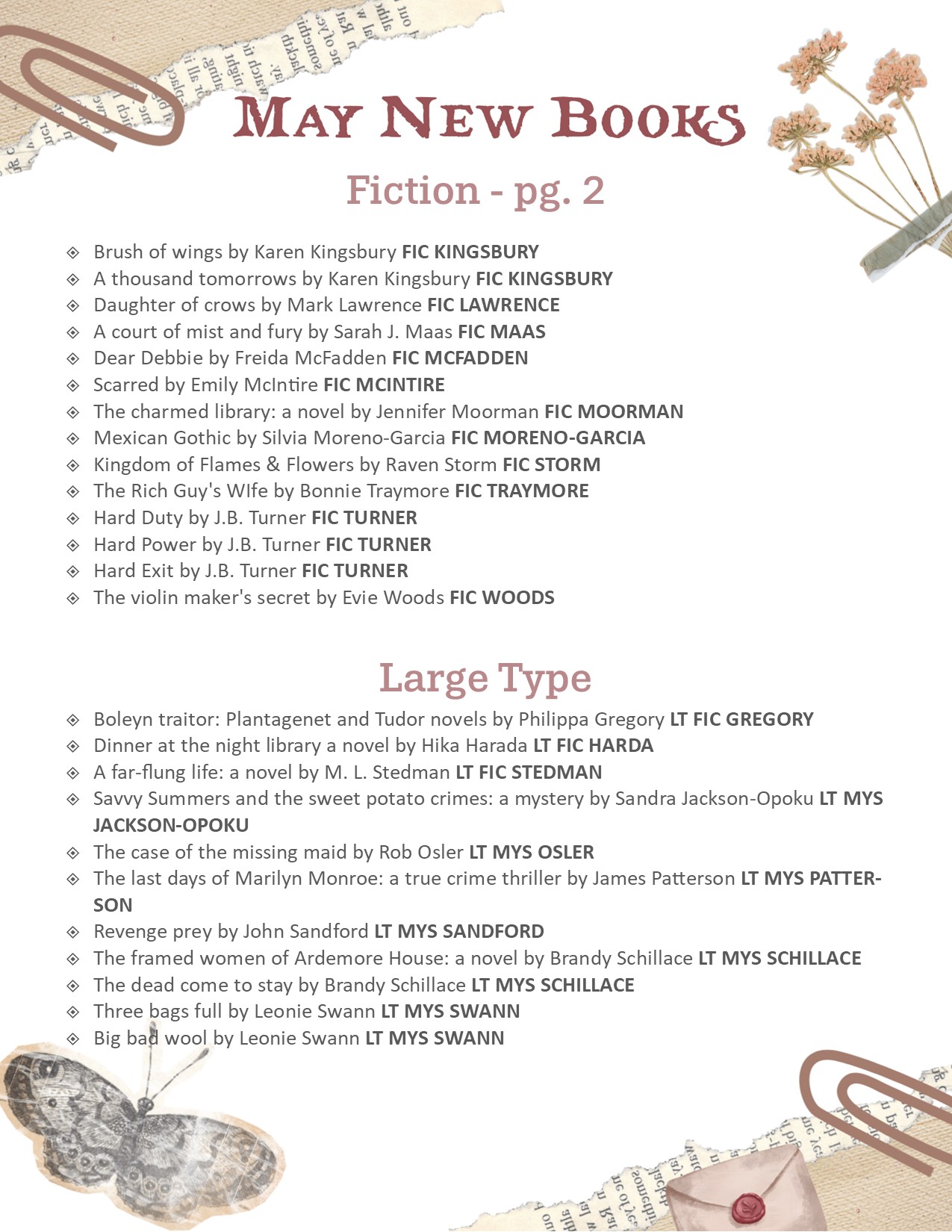 May New Books - pg 2